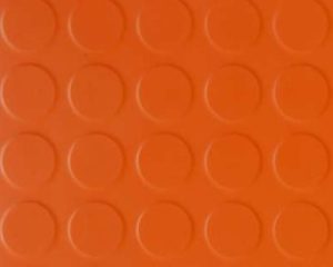 Gummigulv fliser - Orange 50x50