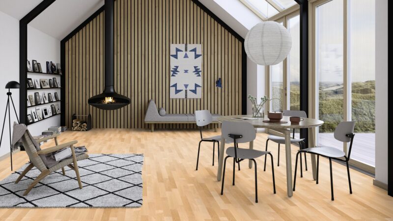 BOEN Eg - Hvid Andante - Planke - Billede 2