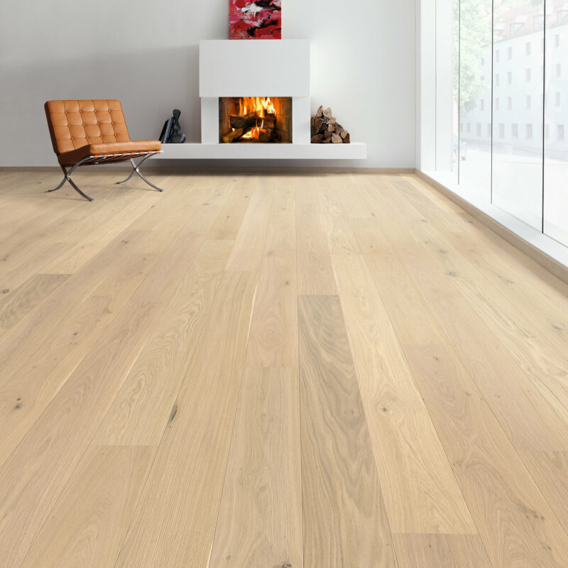 Haro Parketgulv Plank 180 - 2V Eg lysehvid Country børstet - Image 2