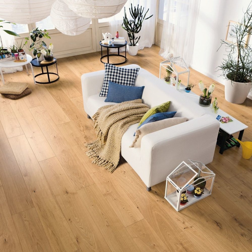 HARO PLANKEGULV 4000 - Plank Plaza 240 4V Eg Markant børstet lak - Billede 2