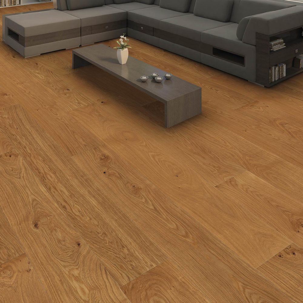 HARO PLANKEGULV 4000 - Plank Plaza 240 4V Eg Markant børstet naturolie