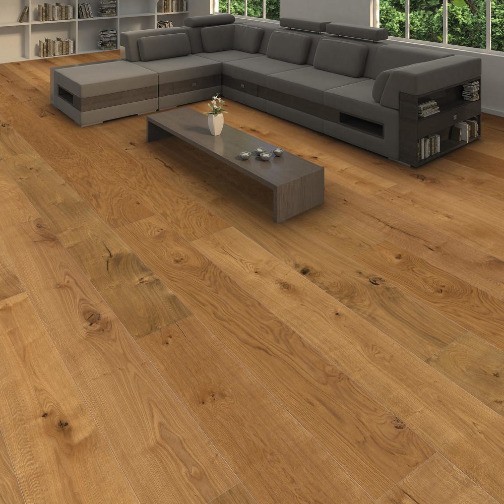 HARO PLANKEGULV 4000 - Plank Plaza 240 4V Eg Sauvage børstet naturolie