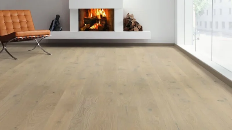 HARO - Trægulv Plank 180 2V Eg sand grå Universal børstet lakeret - Billede 2