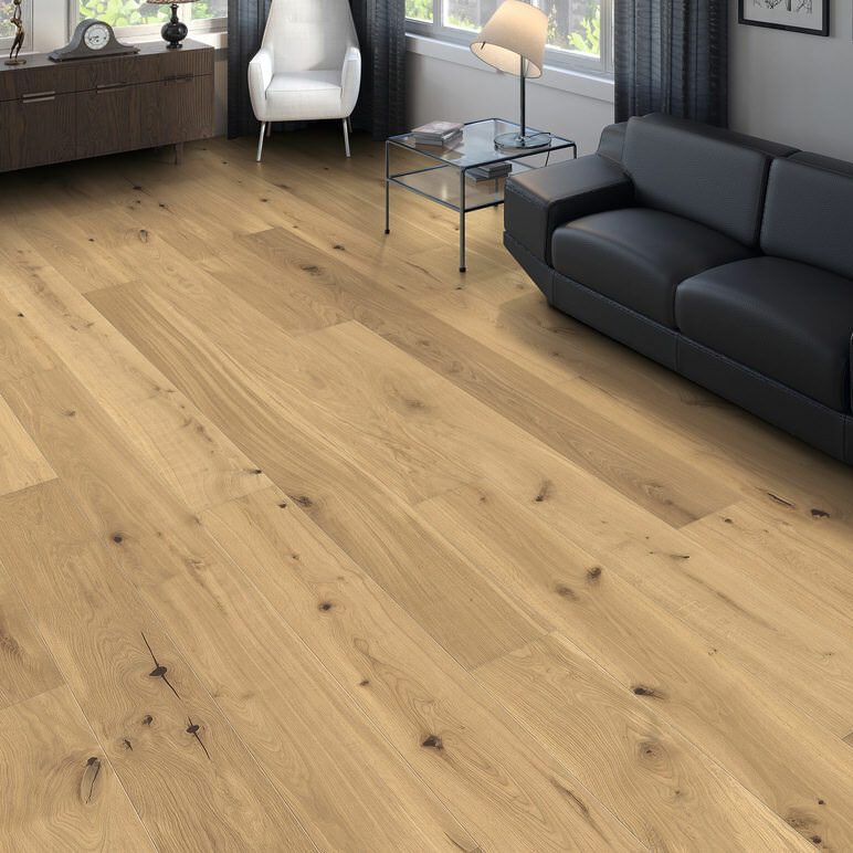 HARO PLANKEGULV 4000 - Plank 180 4V Eg invisible Sauvage børstet naturaLin plus - Billede 2