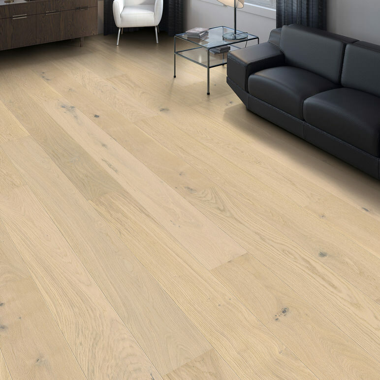 HARO PLANKEGULV 4000 - Plank 180 2V Eg lysehvid Universal børstet naturaDur