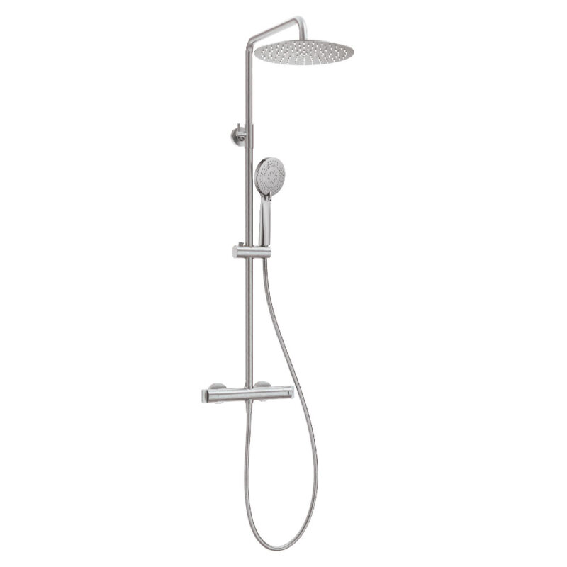 Deante Rainshower Deluxe - 250 mm - Børstet Stål