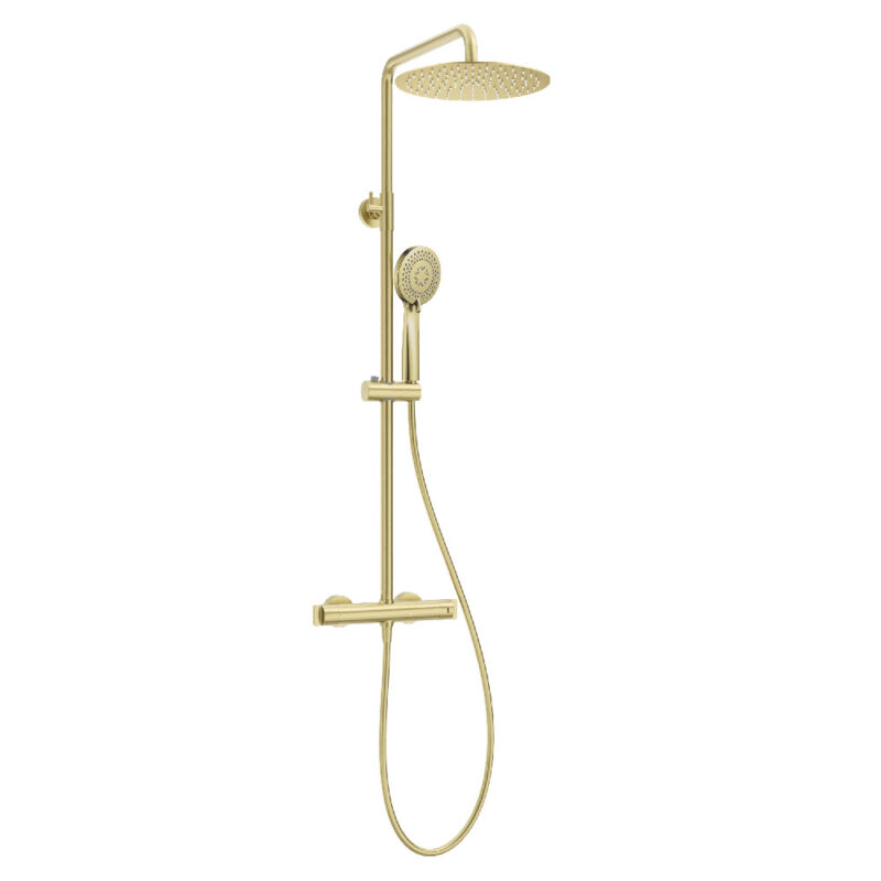 Deante Rainshower Deluxe - 250 mm - Børstet messing