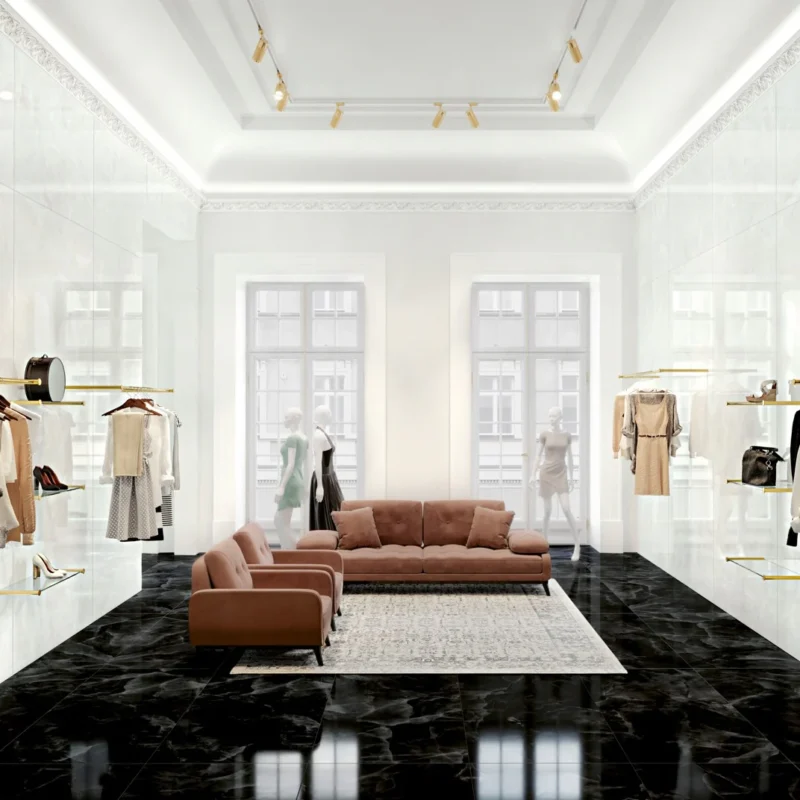 Fliser Onyx Black - 60x60 cm. Blank