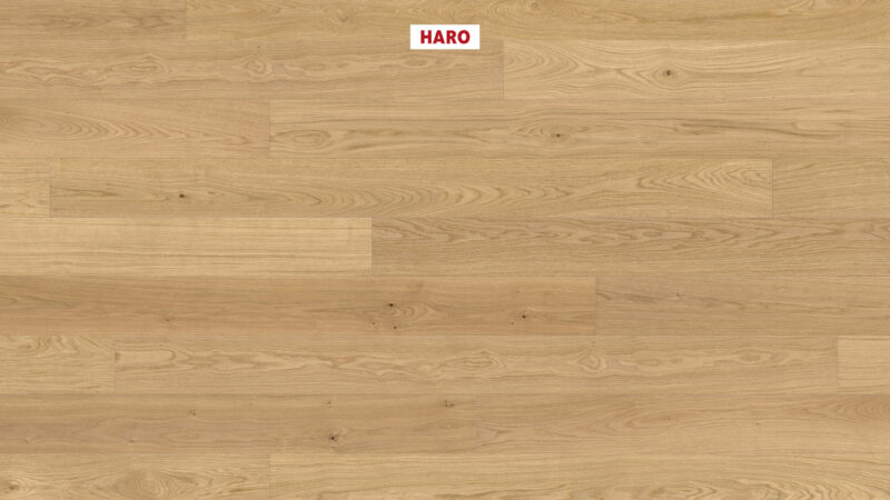 HARO Parketgulv 4000 - Plank 180 4V Eg invisible Markant børstet NaturLin Olie - Billede 3