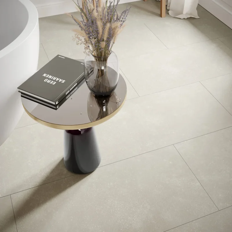 Vinyl Flise look med klik system - Crema Beige